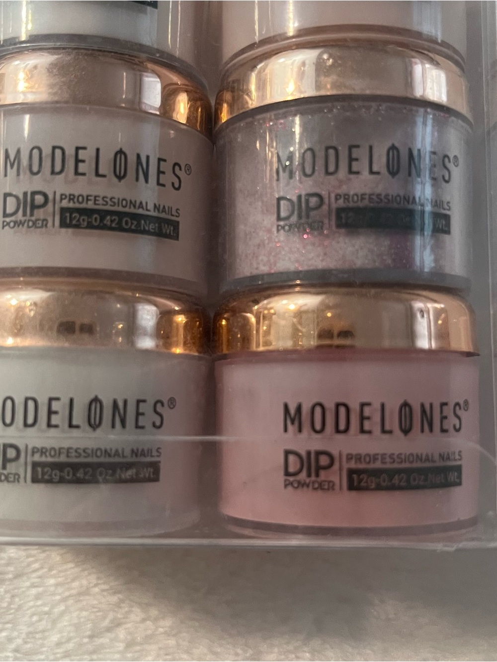 Modelones Dip Powder Nail Kit - 4 Colors + Liquids & Tools - Picture 4 of 6